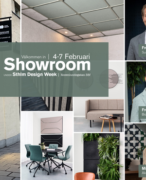 Besök vårt Showroom under SDW 25